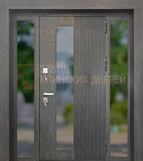 Входная дверь с виноритом и стеклом ВНР-130 с виноритом и стеклом ВНР-130