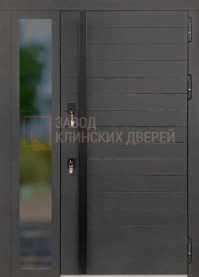 Входная дверь с виноритом и стеклом ВНР-154 с виноритом и стеклом ВНР-154